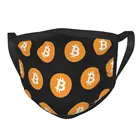 Многоразовая маска для лица для биткоина, BTC, криптовалюты, Hodl Dogecoin, маска против смога, защитная маска, респиратор, маска для рта