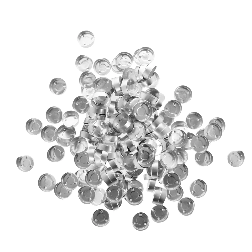 

200 шт. Алюминий пустой свеча делая держатели контейнеры DIY гель для свеч