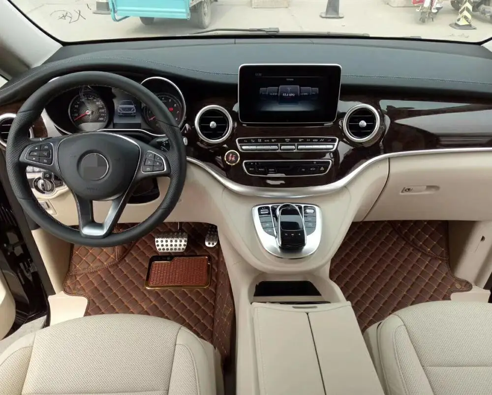 Автомобильные коврики 3 ряда коврик для багажника Mercedes Benz Viano vito w447 V class