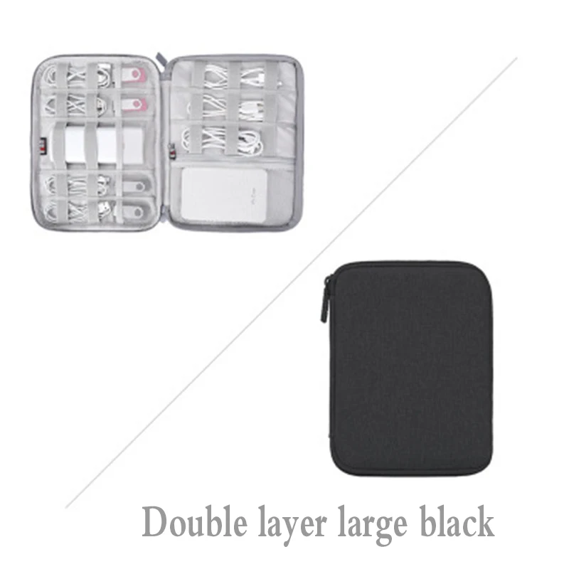T16 BalleenShiny цифровая сумка для хранения многофункциональный дорожный органайзер для кабеля данных сумка источник питания кабель для передачи данных Дорожный комплект чехол - Цвет: T16