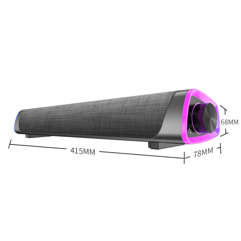 Проводная компьютерная ТВ-Колонка 4D Surround Soundbar стерео сабвуфер Bluetooth-совместимая