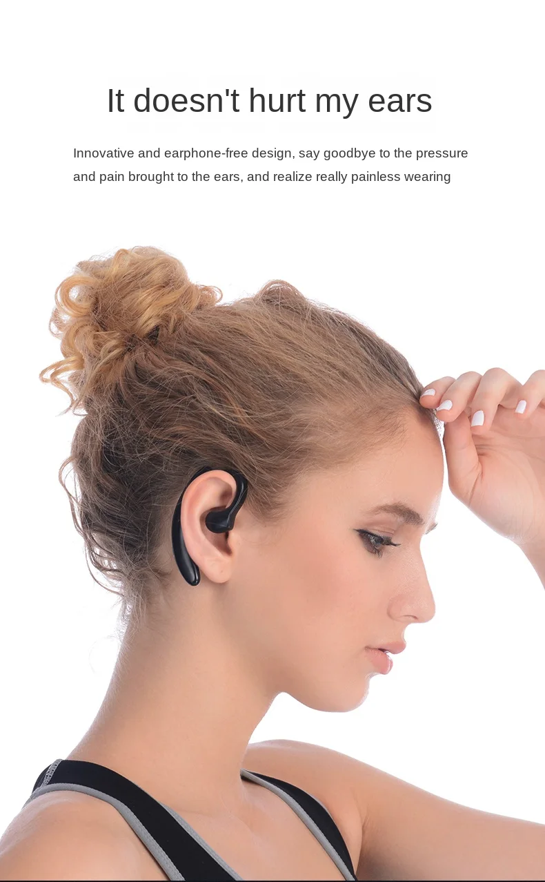 

5.0 Bluetooth headset Wireless Earphone Stereo Handsfree Call Business Headphones With Mic Earbud headset For all smartphones