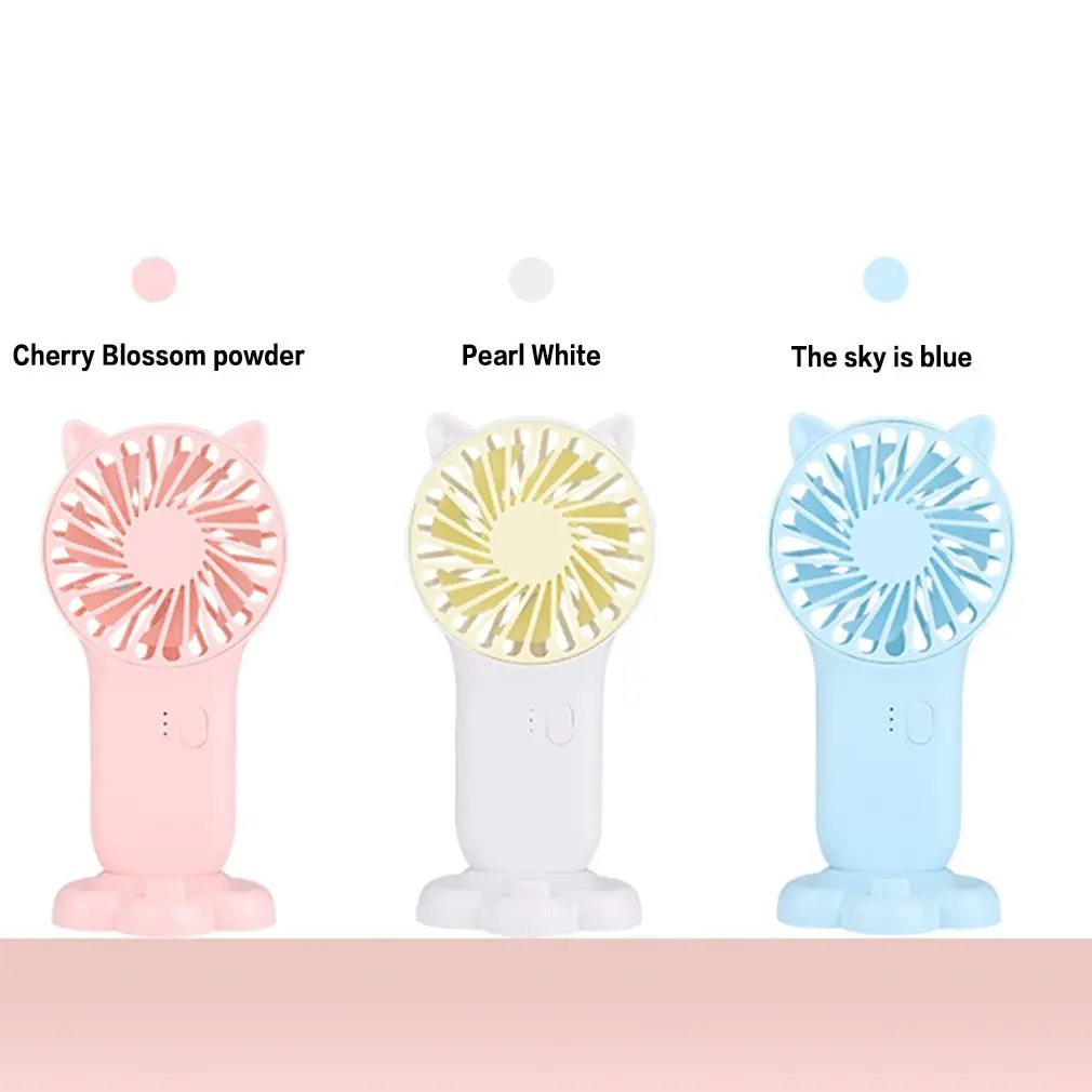 

Handheld Fan Portable 800mah Rechargeable Fan 3 Speed Setting USB Charging For Home Office Travel And Outdoor