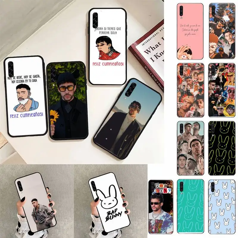 

bad bunny Phone Case For Samsung Galaxy A30 A20 S20 A50S A30S A71 A10 A10S A6 plus Fundas Coque Bumper