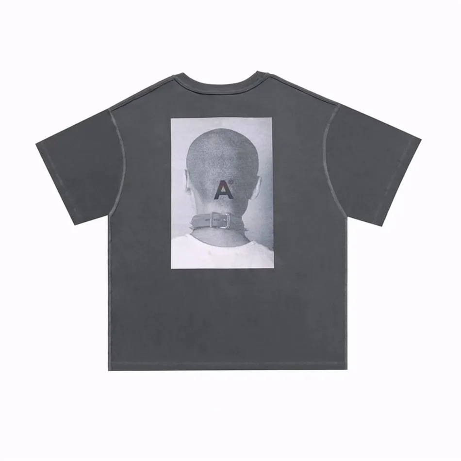 

Reflective Arnodefrance T shirt Men Women Washed Old Vintage ADF Tee collection Tshirt