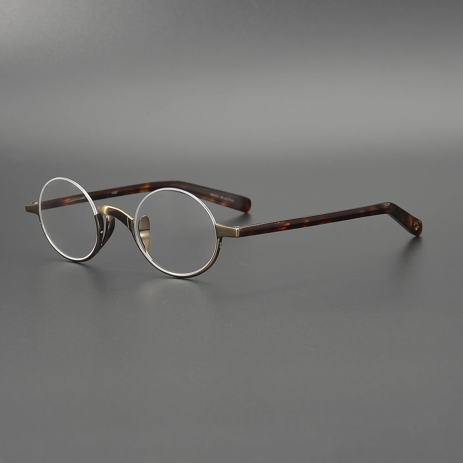 Zerosun Small Round Reading Glasses Men 0.5 1.75 1.25 2.0 2.5 2.75 Titanium Diopter Male High Quality Ultra-light Vintage Janpan