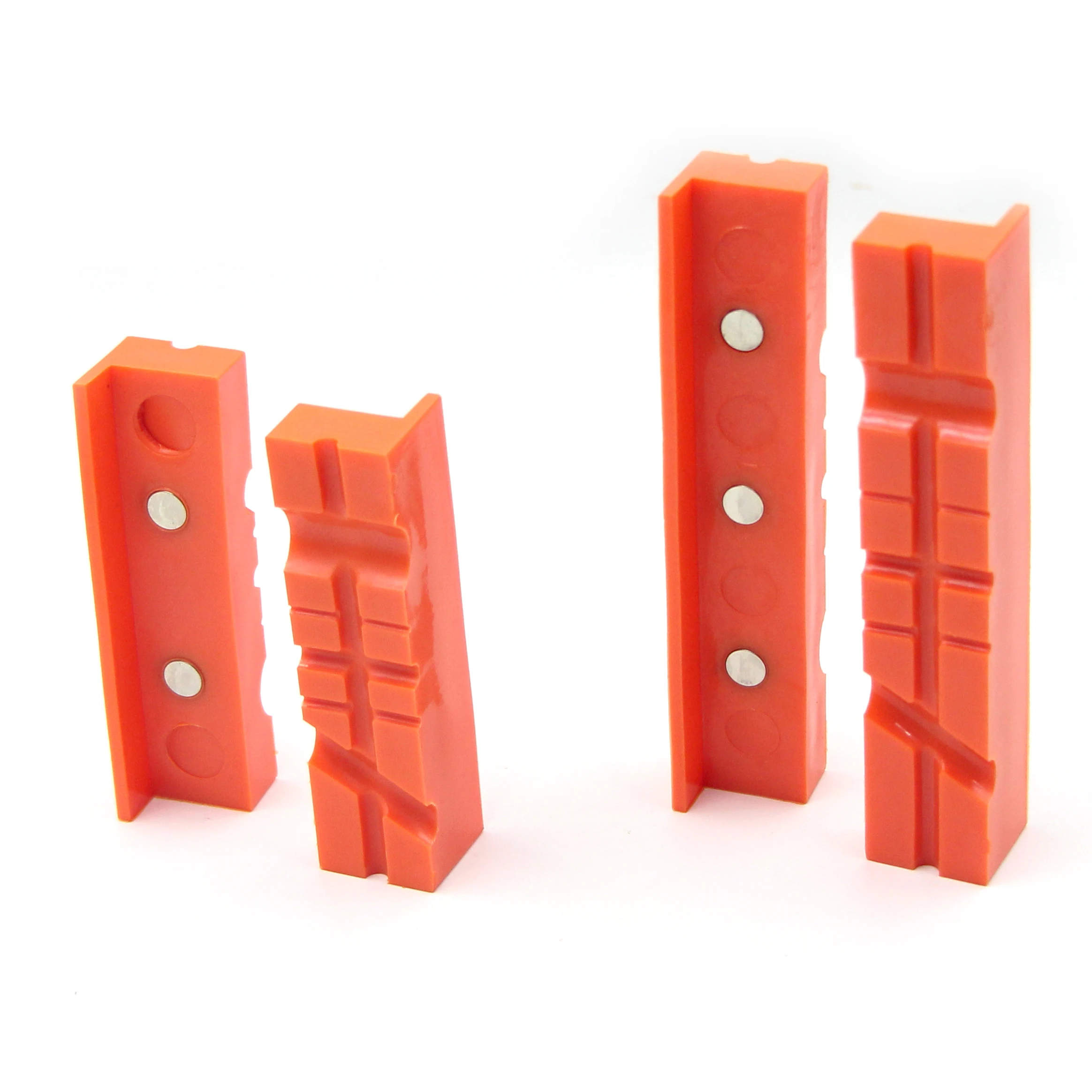 Magnetic Vise Protective Jaws Face Pads Soft Rubber Protector Accessories Operation Simple | Инструменты