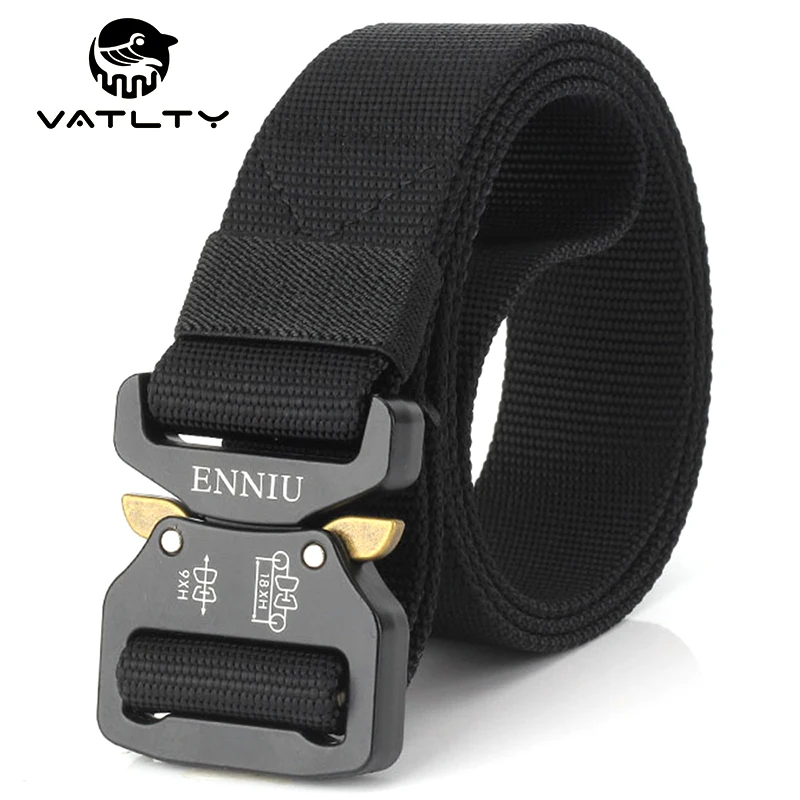 

Ремень VATLTY мужской тактический, натуральный ремень в стиле милитари, сплавная пряжка, защита от ржавчины, для активного отдыха, работы, похо...