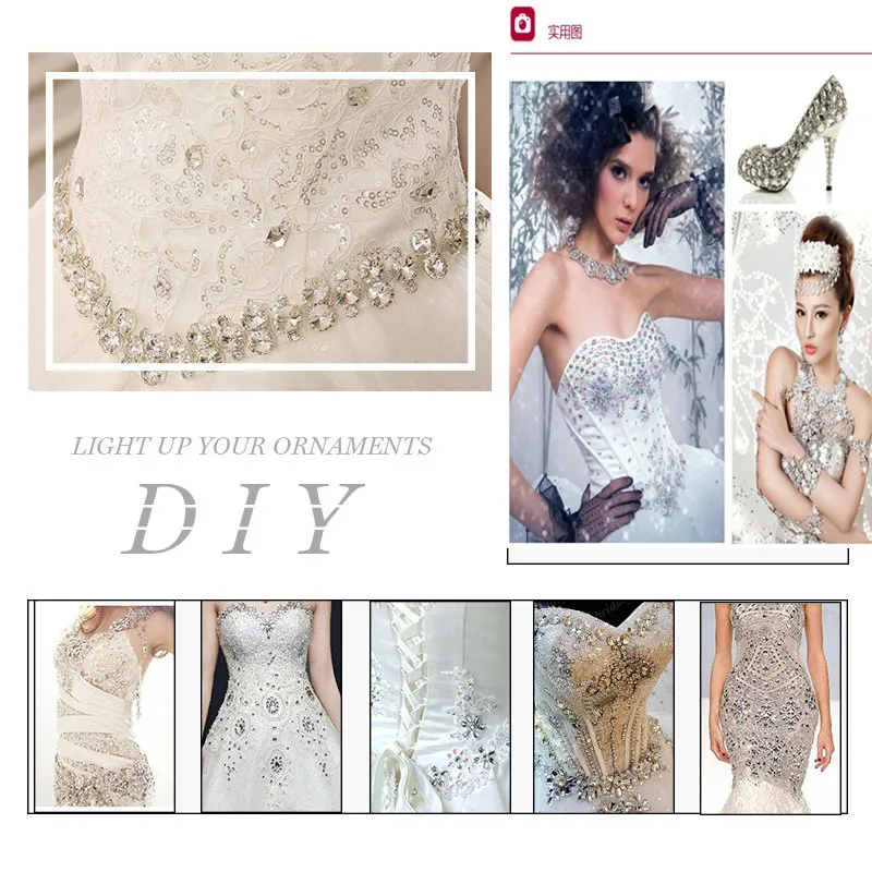 1 шт. модные хрустальные стразы пряжки конский глаз стеклянная алмазная