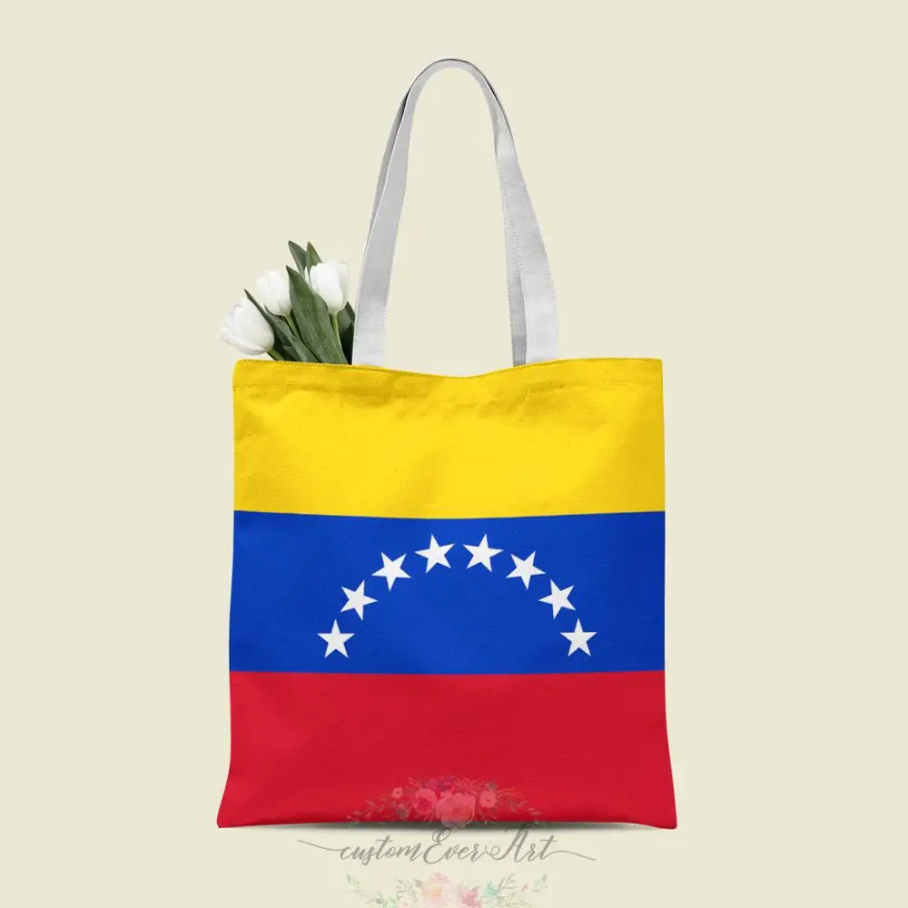 Венесуэла сумка-тоут индивидуальные холщовые сумки-тоуты для женщин учителей