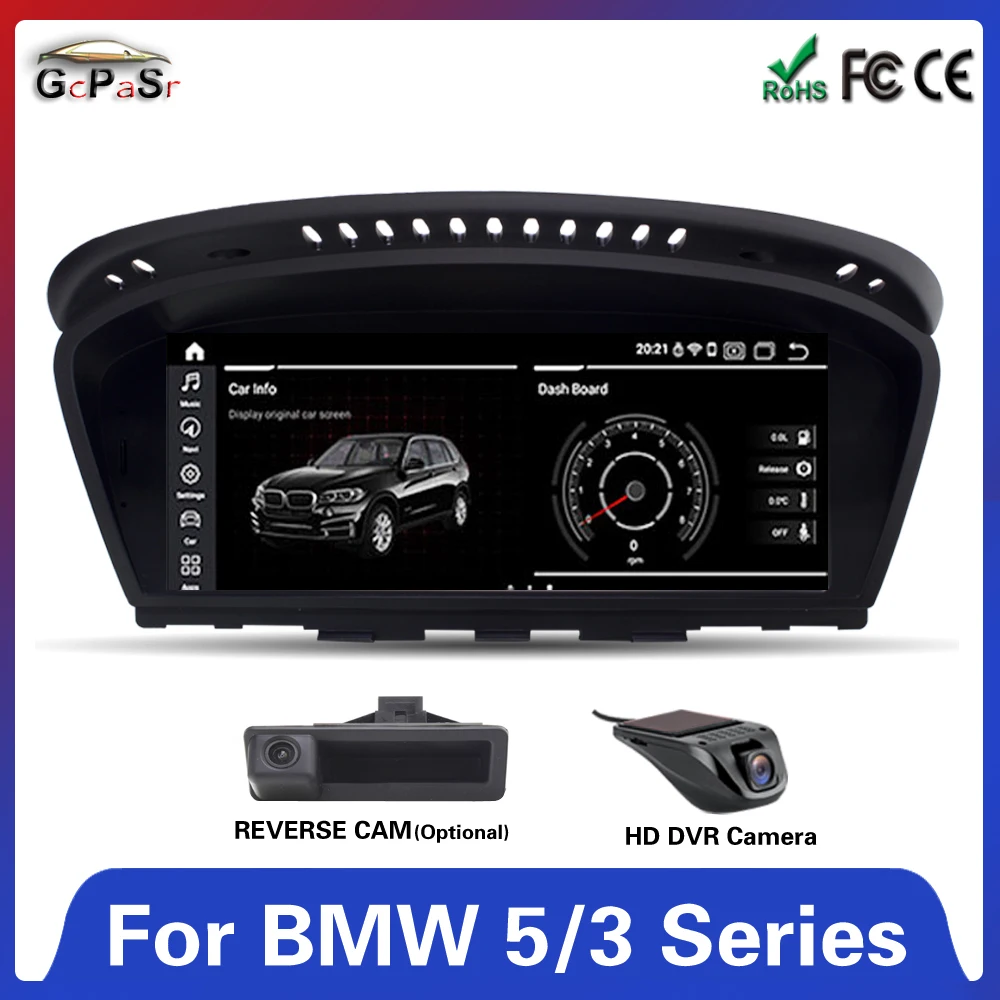 

8core 4G+64G Android 10 Car Multimedia Player For BMW Series 5/3 E60 E61 E62 E63 E90 E91 Intelligence GPS Navigation Auto Radio