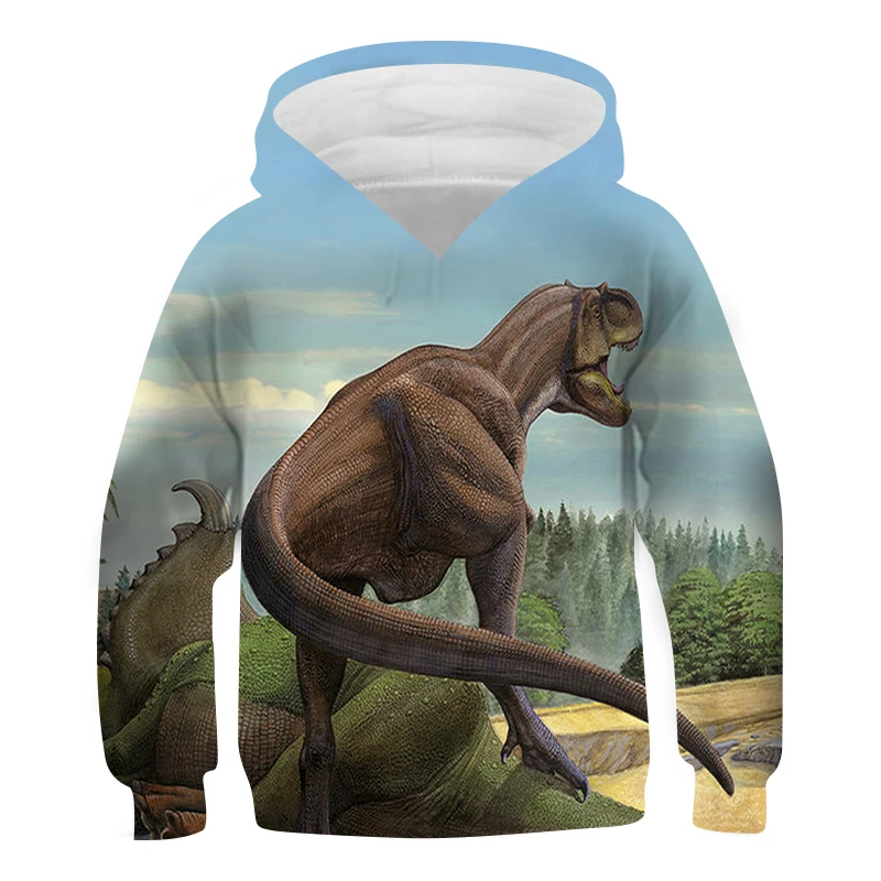 

Animal Dinosaur 3D Hoodie Children's Clothing Sweatshirt Baby Coat Autumn Kids Cartoon Boy Clothes Girls Clothes Boys Hooded