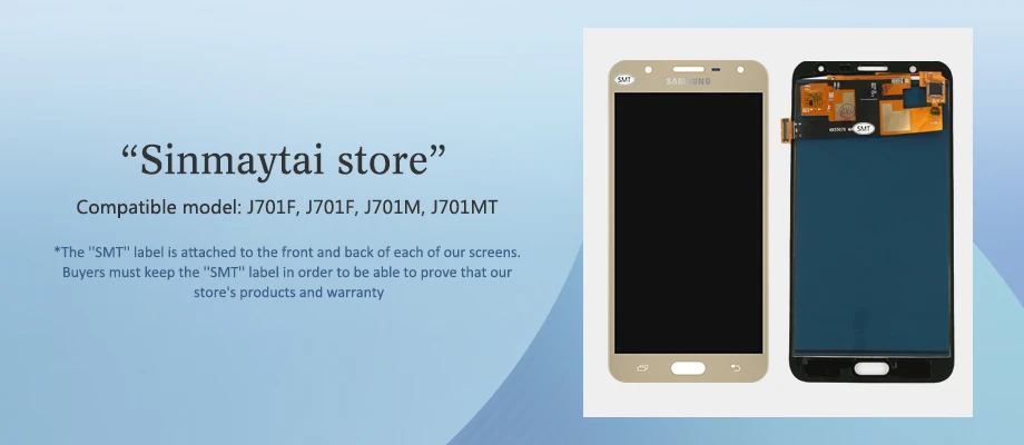 5,5 ''дюймовый для SAMSUNG Galaxy J7 Neo ЖК-дисплей J701 J701F J701M J701MT сенсорный экран ЖК-сборка запасные части