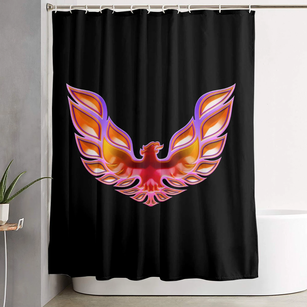 

Pontiac Trans Am FireBird Curtain Bathroom Duty Waterproof Shower Curtain Liner Clear Anti-Microbial Mold and Mildew Resistant