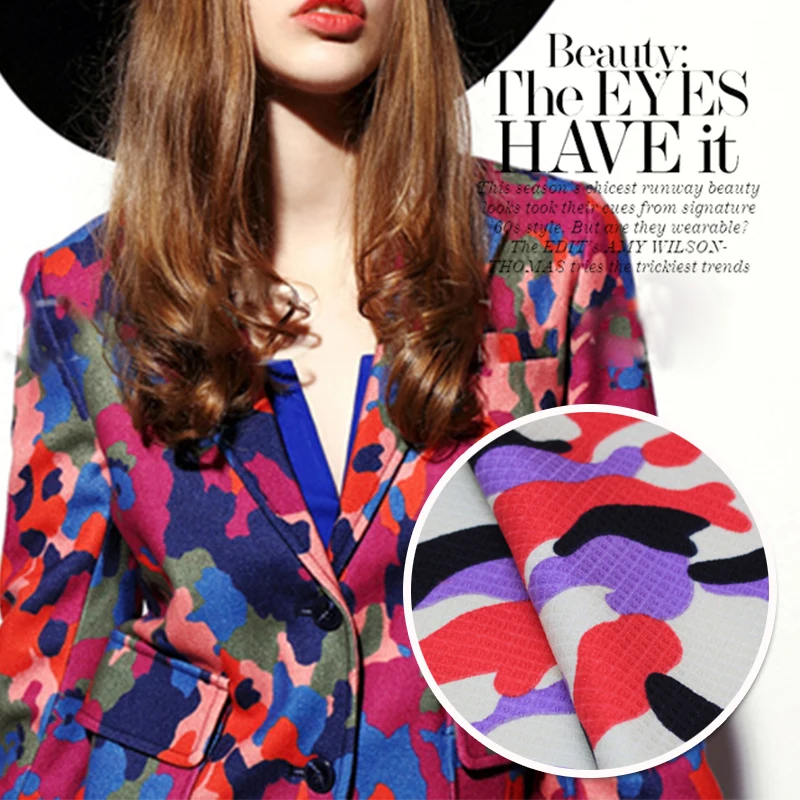 

Knitted spring and autumn fabrics / spring and autumn coat material swear
