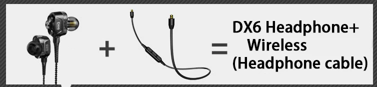 black wireless Игровой Hi-Fi наушники с высоким приводом, круглые, железные, с тройным блоком, двойные динамические, сбалансированные, с арматурным покрытием, наушники-вкладыши с линейным управлением - Цвет: black wireless