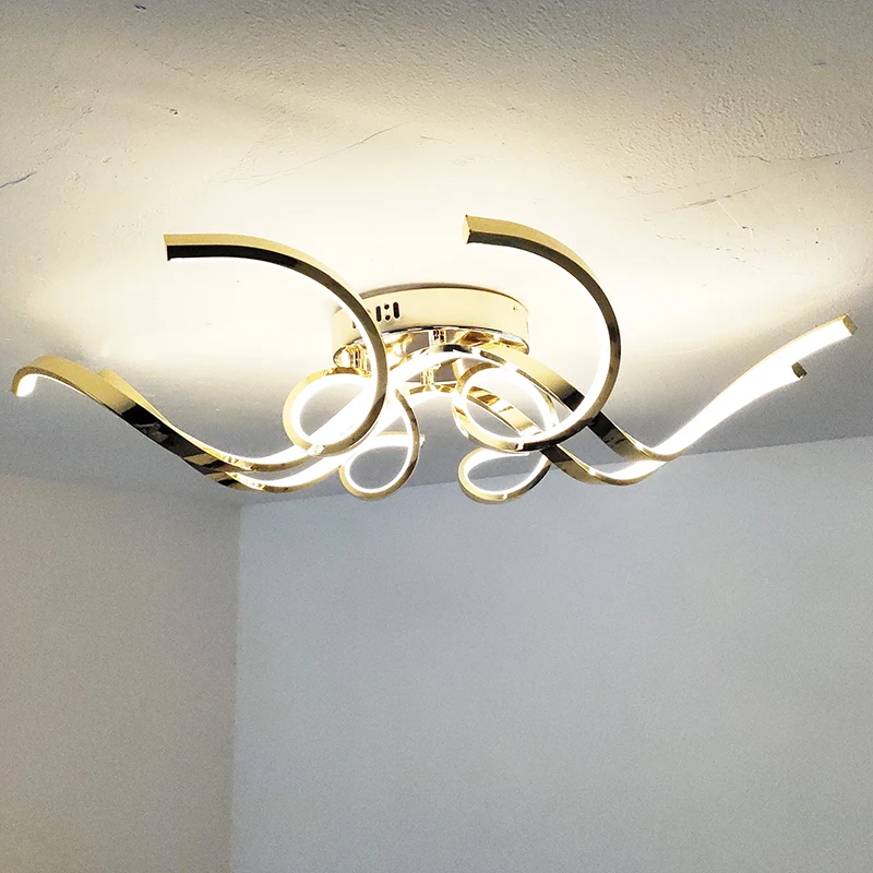 Современный потолочный светодиодный светильник алюминиевый корпус лампы с