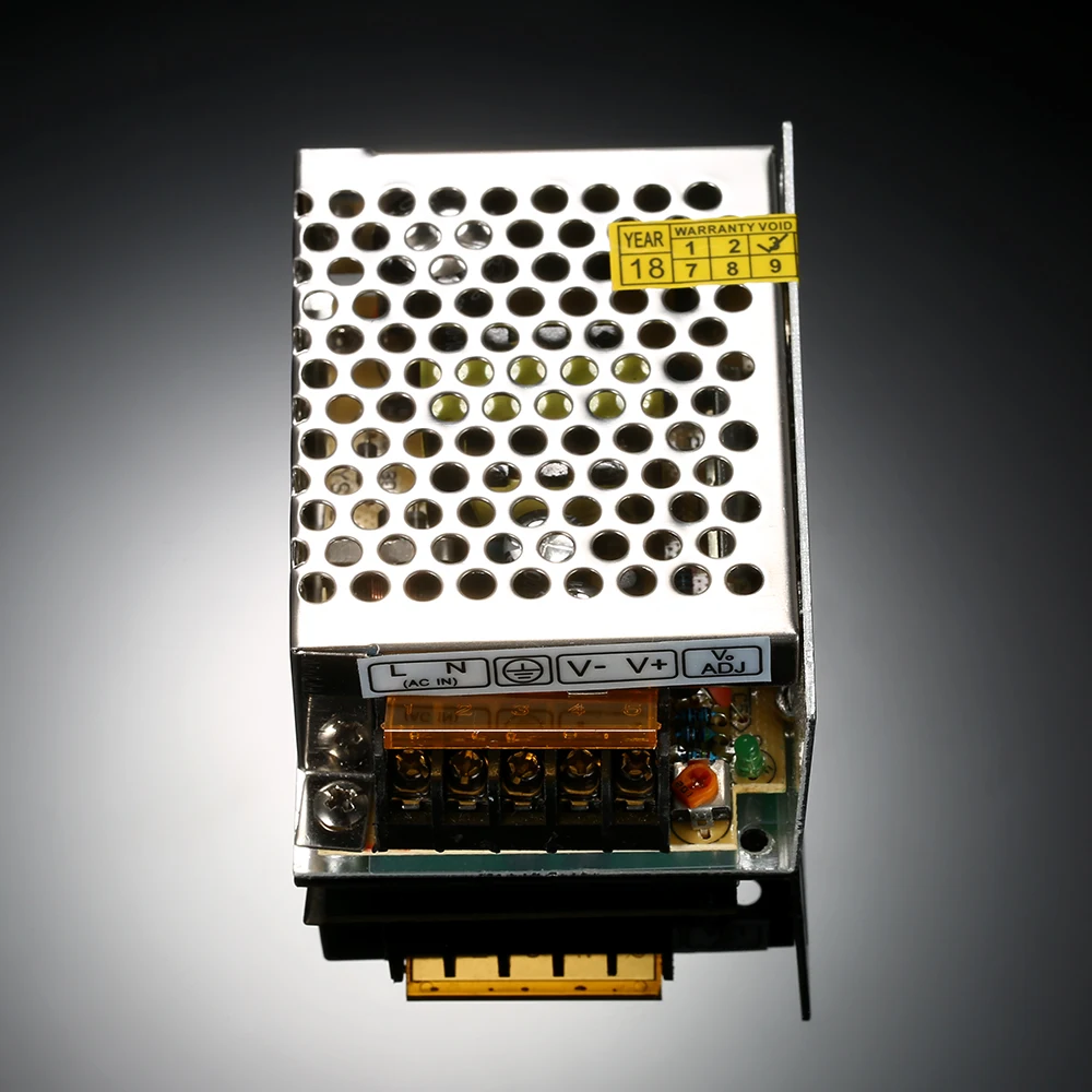 Новый AC 110 V/220 V к DC Регулируемый переключатель питания 12V 2A 25W трансформатор