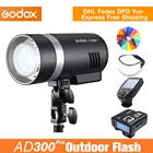 Внешняя вспышка Godox AD300Pro 300Ws TTL 2,4G 18000 HSS с батареей для Canon Nikon Sony Fuji Olympus Panasonic
