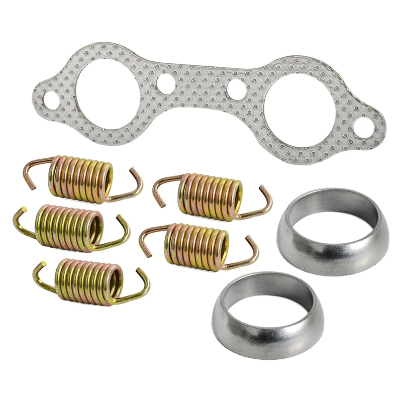 

Exhaust Pipe Gasket Spring Kit Exhaust Pipe Repair and Reconstruction Kit for Polaris Sportsman 600 700 3610047