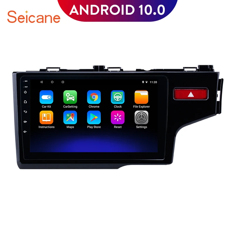 Seicane 10,1 дюймов четырехъядерный Android 10,0 автомобильный Радио gps навигация стерео Мультимедийный Плеер для HONDA JAZZ/FIT(RHD