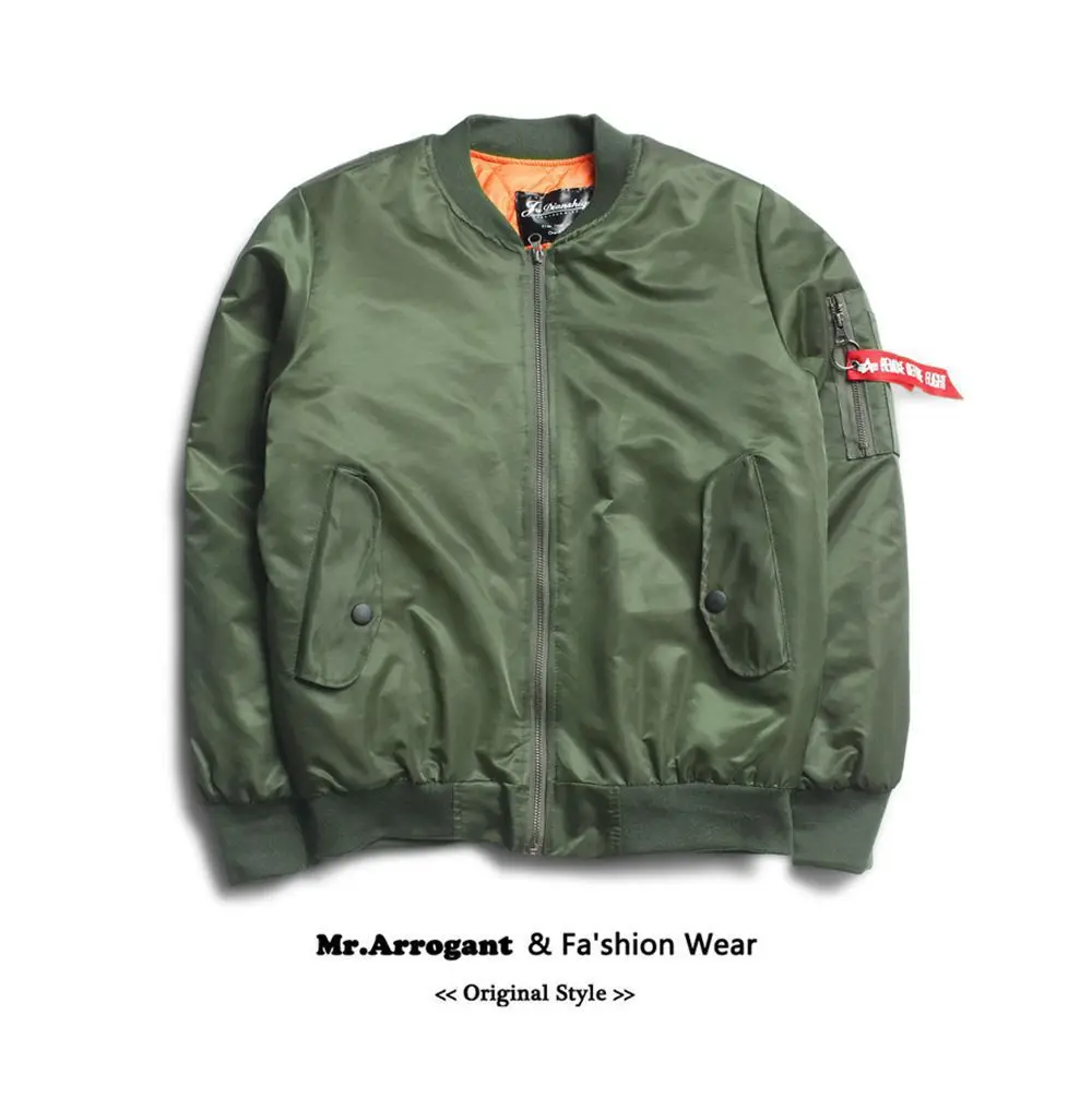 Из серии &quotсделай сам&quot изображение логотипа текст ВВС США пилот Мужская куртка