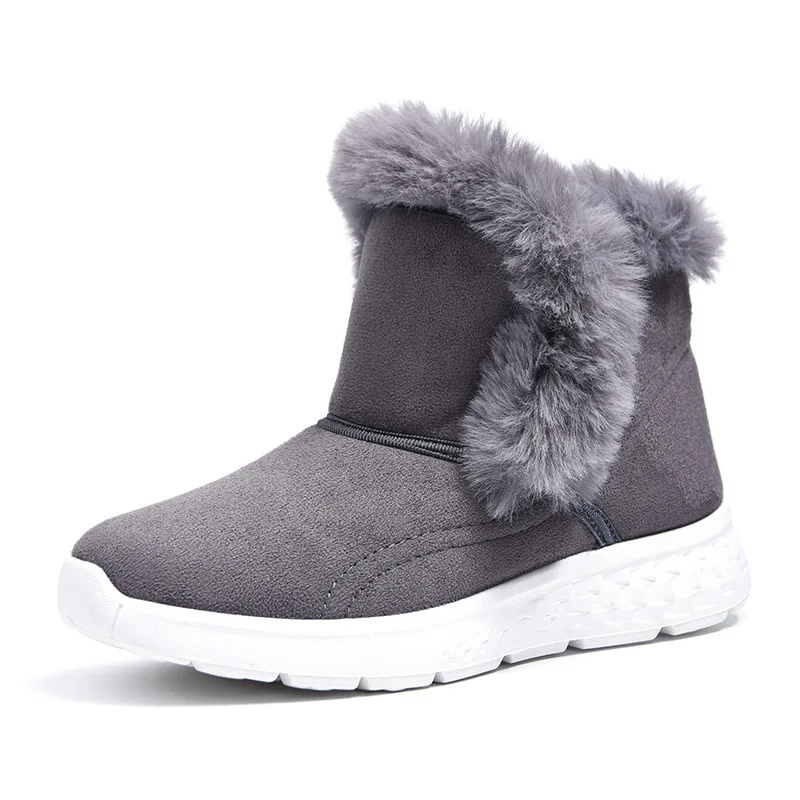 

2021 New Winter Snow Boots for Women Hot Sale Female Shoes Warm Women's Cotton Boots Cute Ankle Boots for Female Student