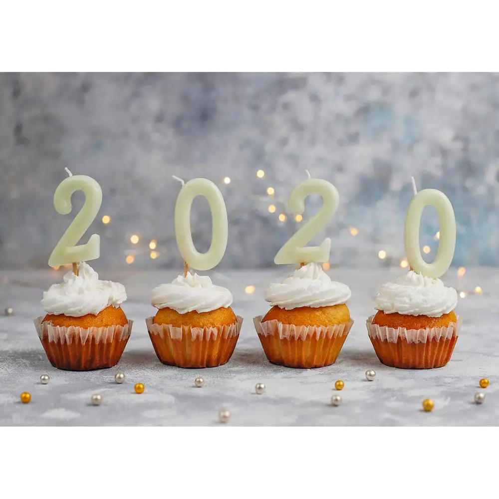 2020 Виниловый фон для фотографирования с изображением новогодней вечеринки