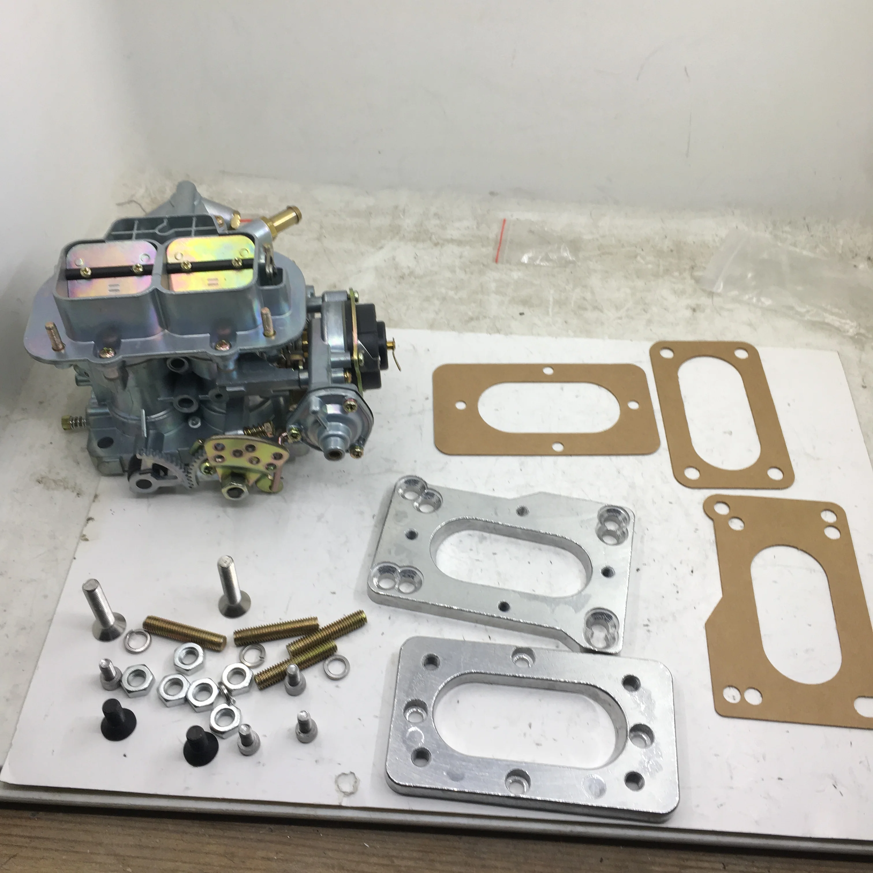 

SherryBerg fajs EMPI carburettor carb Carburetor 38dges + adapter kit for Toyota 22R 20R Weber gaskets hardware 38/38 dges dgas