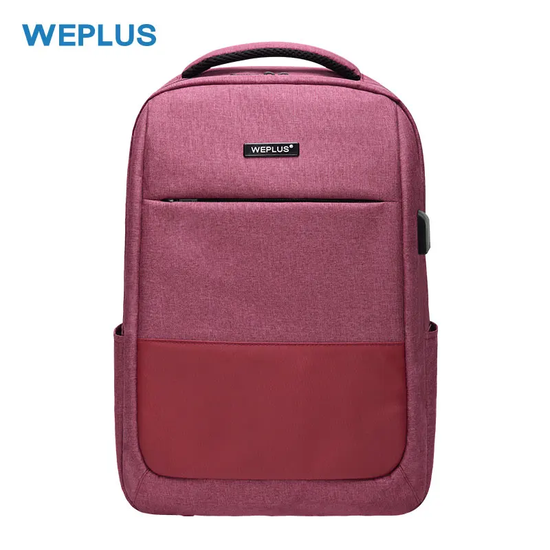 Школьный рюкзак WEPLUS для мужчин и женщин многофункциональный Повседневный ранец