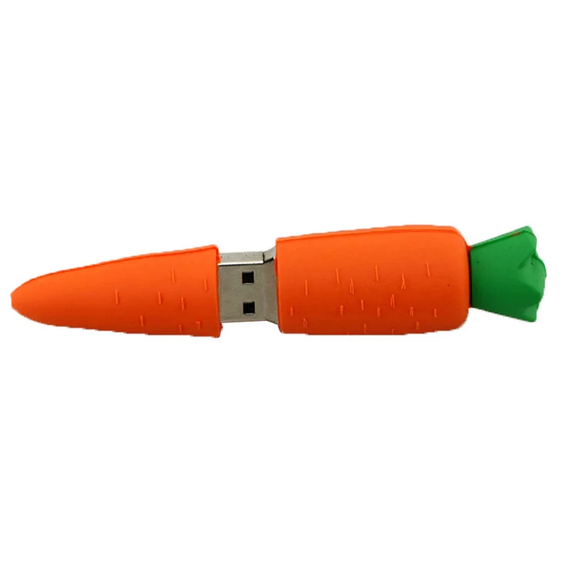 Флешка с фруктами, USB флеш-накопитель, 4 ГБ, 8 ГБ, 16 ГБ, 32 ГБ, мультяшная морковка, банан, USB флешка, арбуз, помидор, лук, карта памяти, флэш-диск