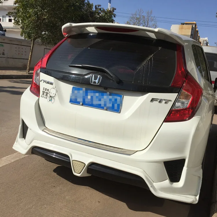Спойлер для Honda JAZZ/Fit 2014-2017 GK5 Jazz высококачественный материал ABS автомобильного