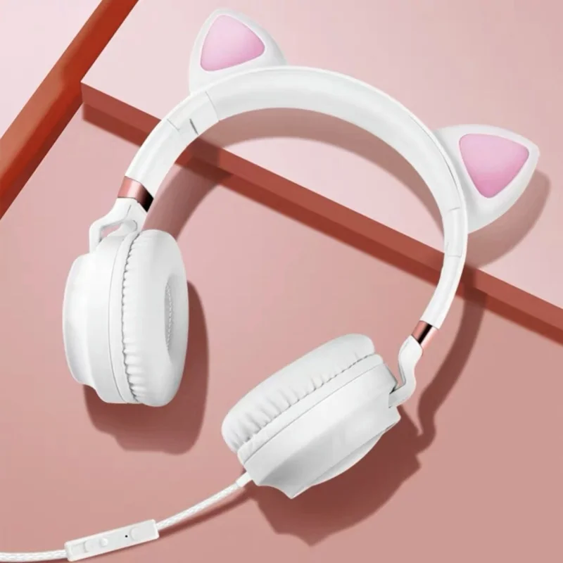 Новая Проводная гарнитура xiaomi с изображением кошачьих ушей | Электроника