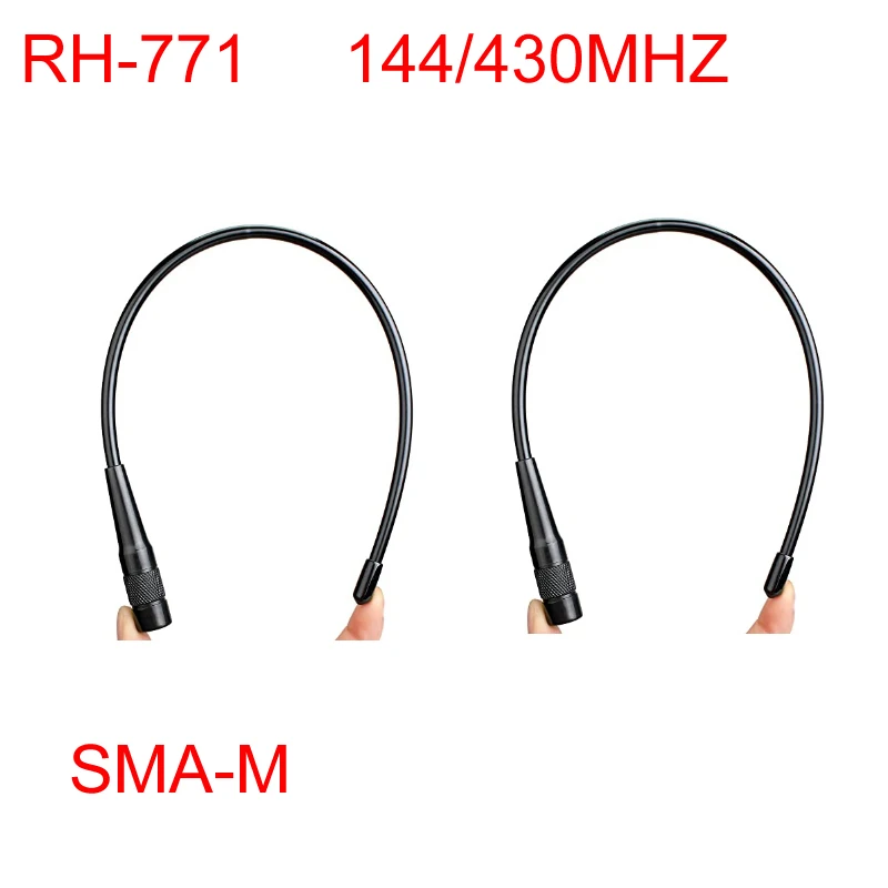 Двухдиапазонная длинная антенна RH771 SMA-Male для радио VX-1R, VX-2R, VX-3R FM VX-7R VX-6R TYT MD-380 UV8000D Woxun UV8D UV9D 2 шт./лот от AliExpress WW