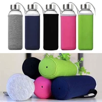 sport water bottle cover neoprene insulator sleeve bag case pouch portable vacuum cup set sport camping accessory drop shipping