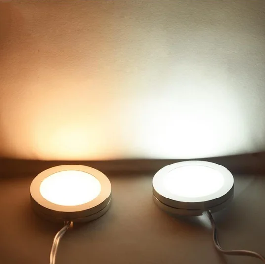 Круглый светодиодный светильник для шкафа 12 В | Лампы и освещение