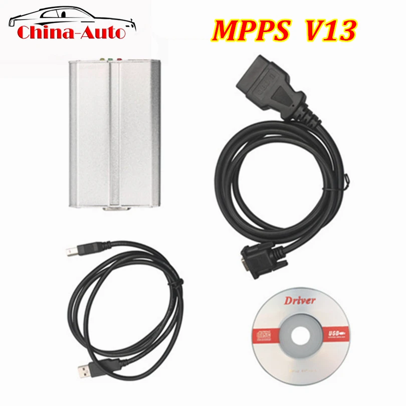Самая низкая цена SMPS MPPS V13 EDC16 с A + качественная металлическая коробка ECU чип