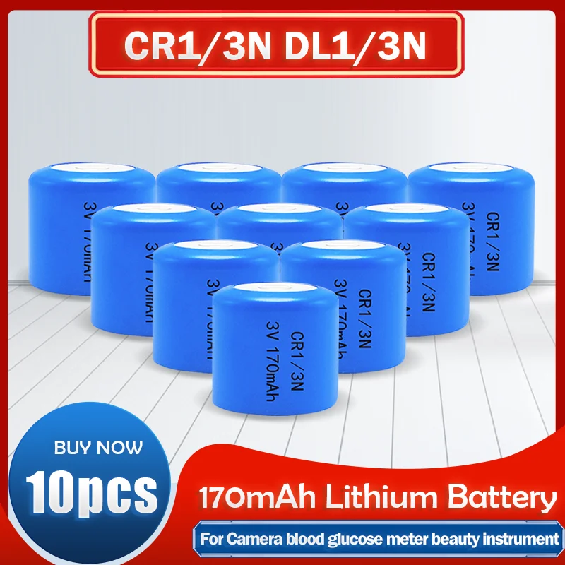 10 шт. литиевая батарея 3 в CR1/3N CR13N M6 M7 DL-1/3N 2L76