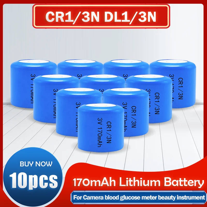 10 шт. литиевая батарея 3 в CR1/3N CR13N M6 M7 DL-1/3N 2L76 - купить по выгодной цене |