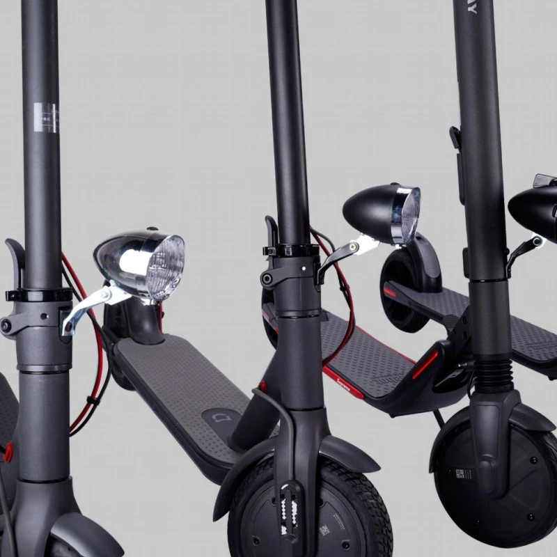 Фары для мотороллера для Xiaomi M365 Ninebot Es2 Es1 Запчасти для электрического скутера, легкие водонепроницаемые светодиодные прожекторы дальнего действия