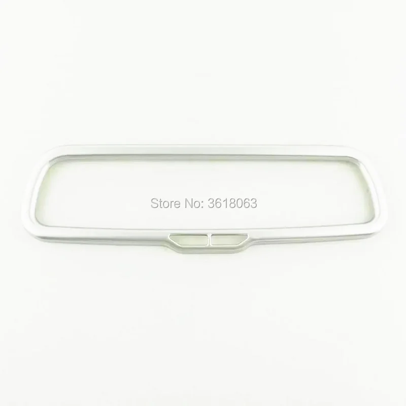 

ABS Chrome Car Styling Inner Rearview mirror Frame Decoration Cover Sticker Accessory For Geely Atlas Boyue 2016 2017 2018 2019