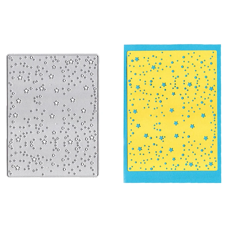TPXCKz Hot Sale Stars Circles Metal Cutting Dies Stencil for DIY Scrapbooking Photo Album Embossing Paper Cards Decorative Craft | Дом и сад