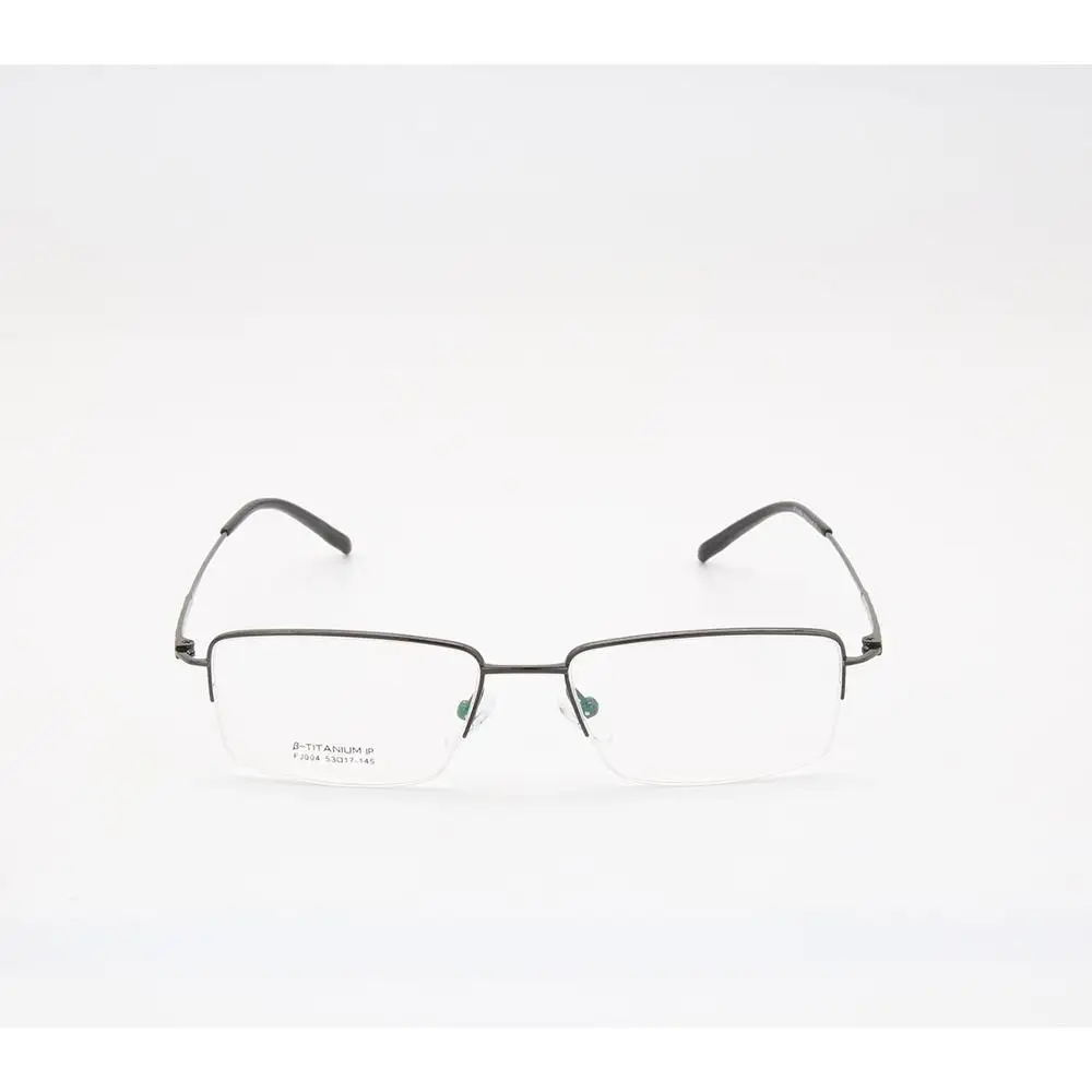 

Унисекс Полуободковые зеркальные очки из чистого титана оправы оптические очки FJ004