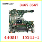 Для DELL Inspiron 15 3567 3467 3568 3468 материнская плата портативного компьютера с 3865U4405U CN-0FG54C 0FG54C 15341-1 91N85 материнская плата 100% ОК