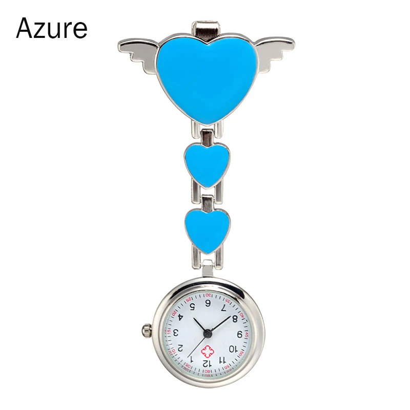 

Nurse Pocket Watches Round Dial Quartz Angel Band Brooch Doctor Hanging Watches B99