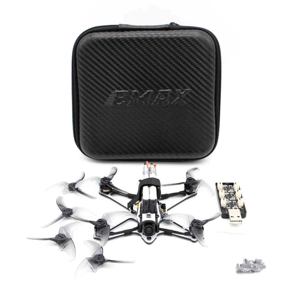 Бесщеточный гоночный Дрон EMAX FPV Радиоуправляемый квадрокоптер с аэрокосмическим