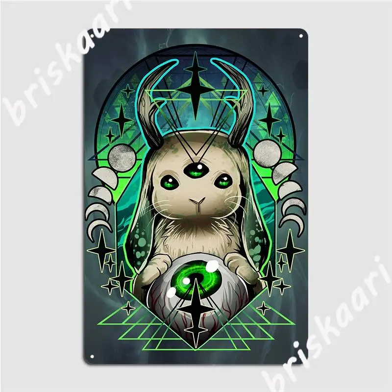 

Металлический знак космический Кролик для кинотеатра, кухни, клуба, бара, дизайнерский настенный фотоплакат