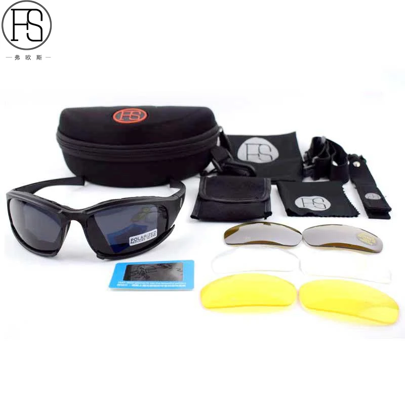 Поляризованные солнцезащитные очки для стрельбы X7 C5 тактические страйкбола UV400