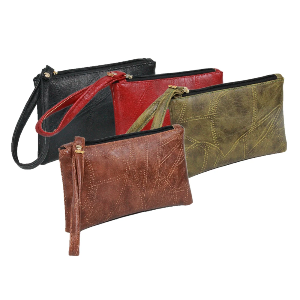 Кошельки Lralra в стиле пэчворк для мужчин и женщин сумочка из искусственной кожи на