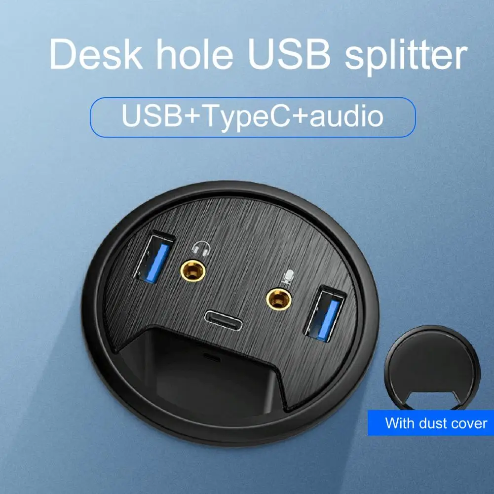 

USB Hub Grommet Instant Response USB3.0 5Gbps Transmission USB Power Adapter for PC for Windows Linux Mac OS